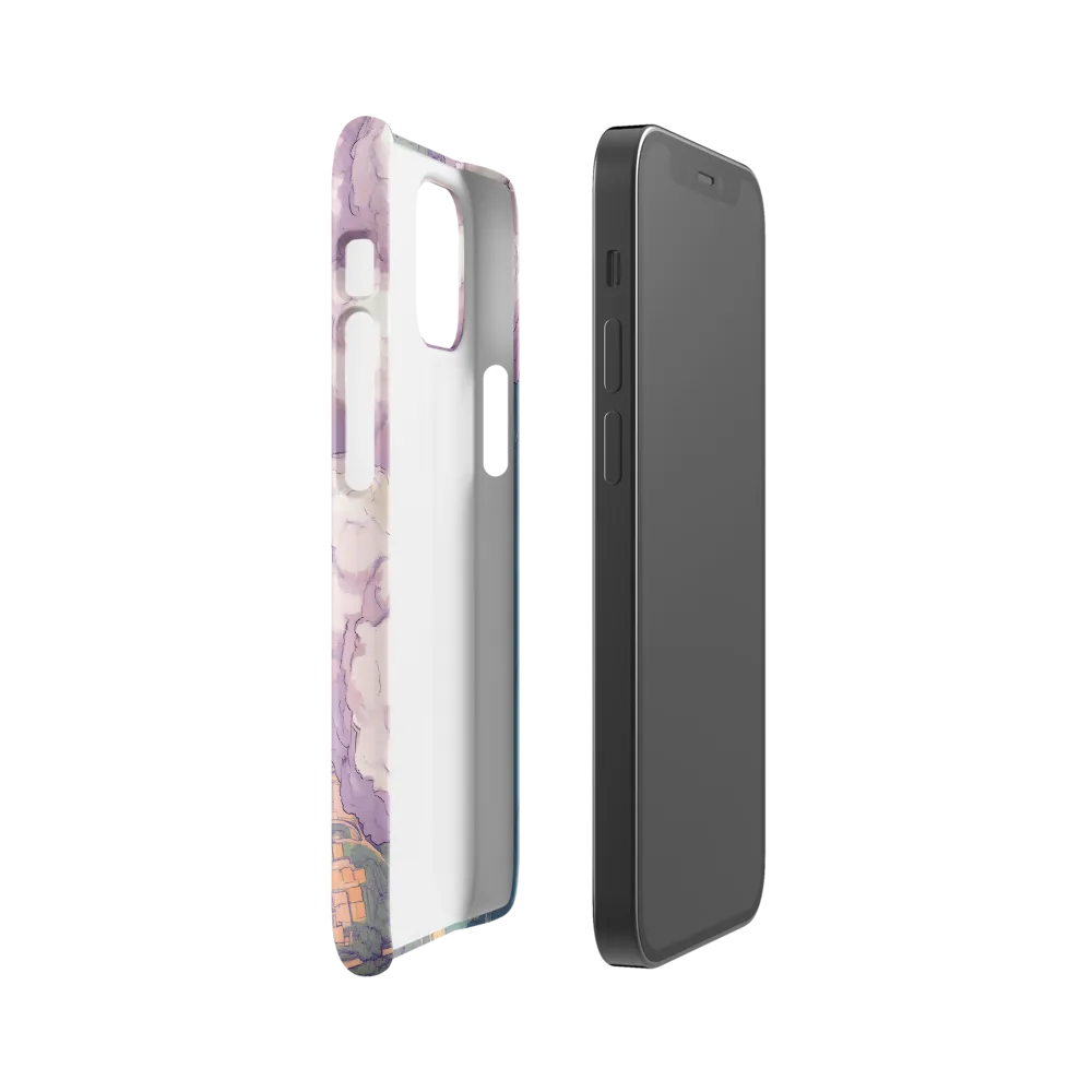 Serenity Over the Coast | Phone Case |  12 Mini | Snap Case | Glossy