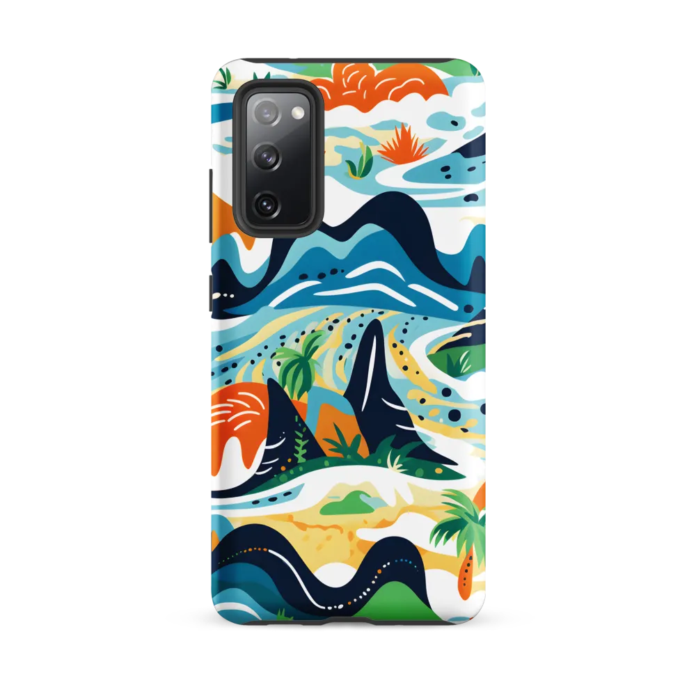 Abstract Tropical Landscape