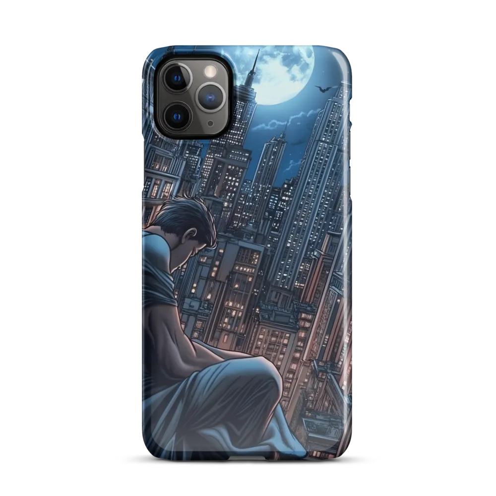 Reflections of a City Under the Moon | Phone Case |  11 Pro Max | Snap Case | Glossy