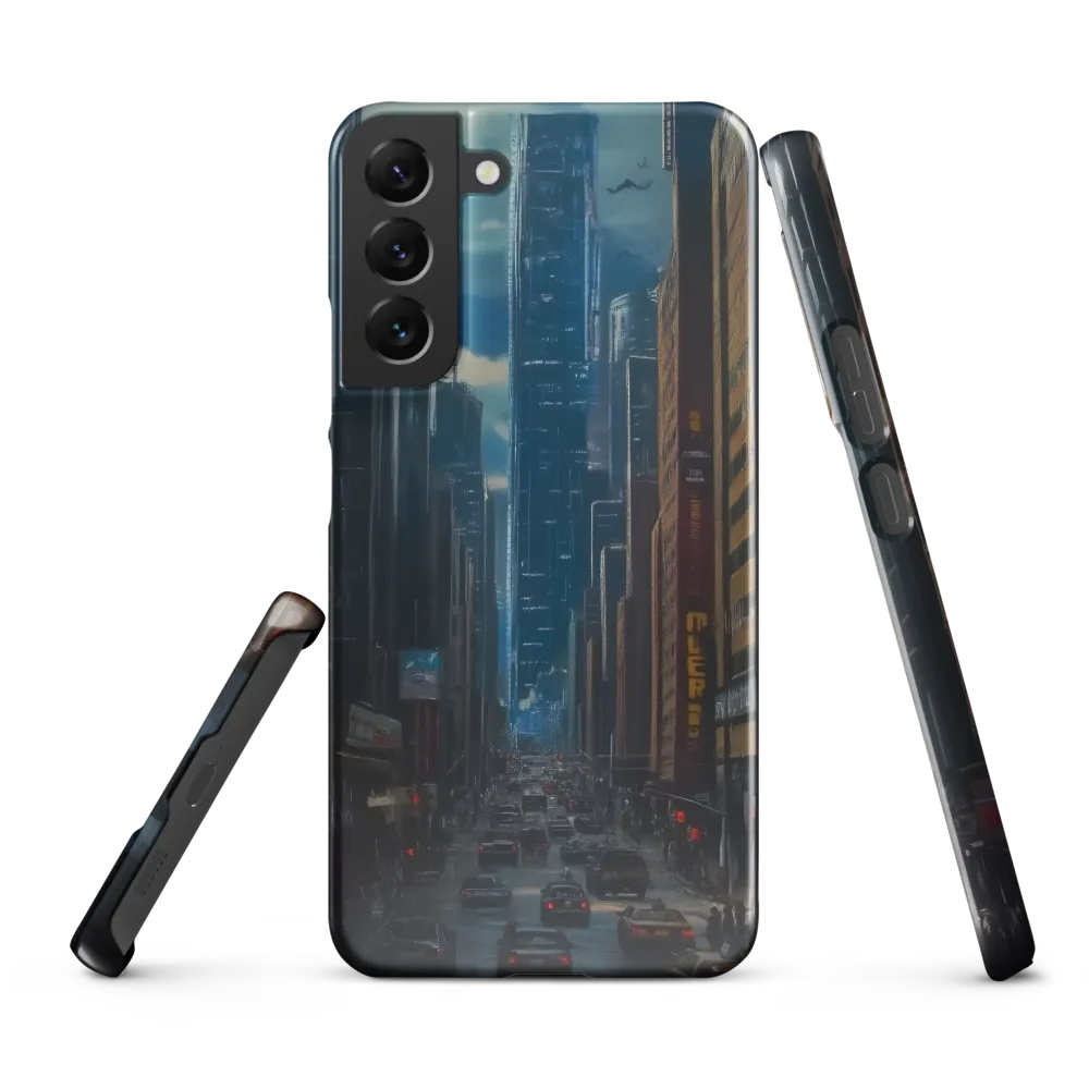 Urban Symphony: A Cityscape Reverie | Phone Case |  S22 Plus | Snap Case | Glossy