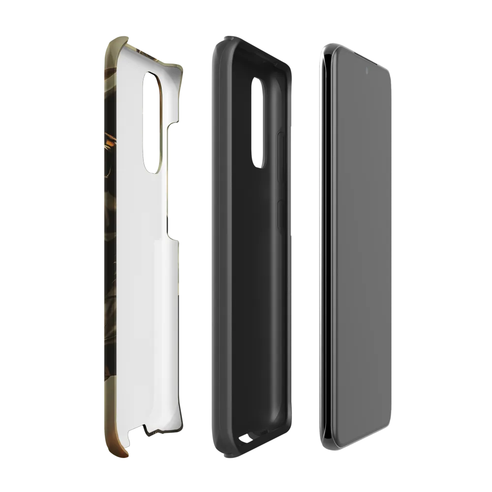 Ethereal Explorer: The Enigmatic Astronaut | Phone Case |  S20 | Tough Case | Matte