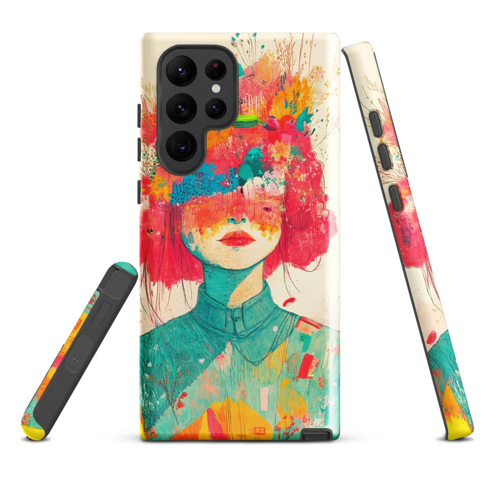Whimsical Floral Portrait