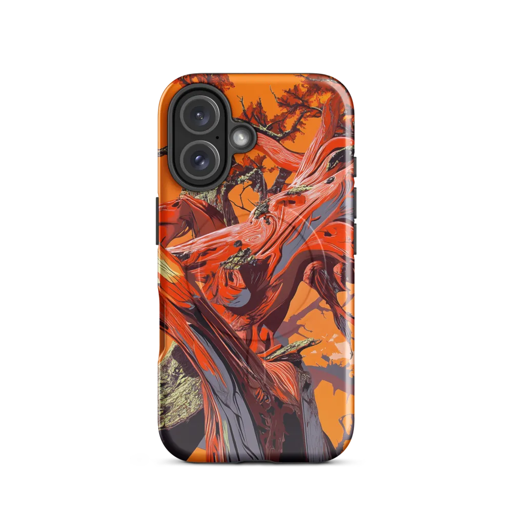 Life in Motion: An Abstract Tree | Phone Case |  16 | MagSafe® Tough Case | Glossy
