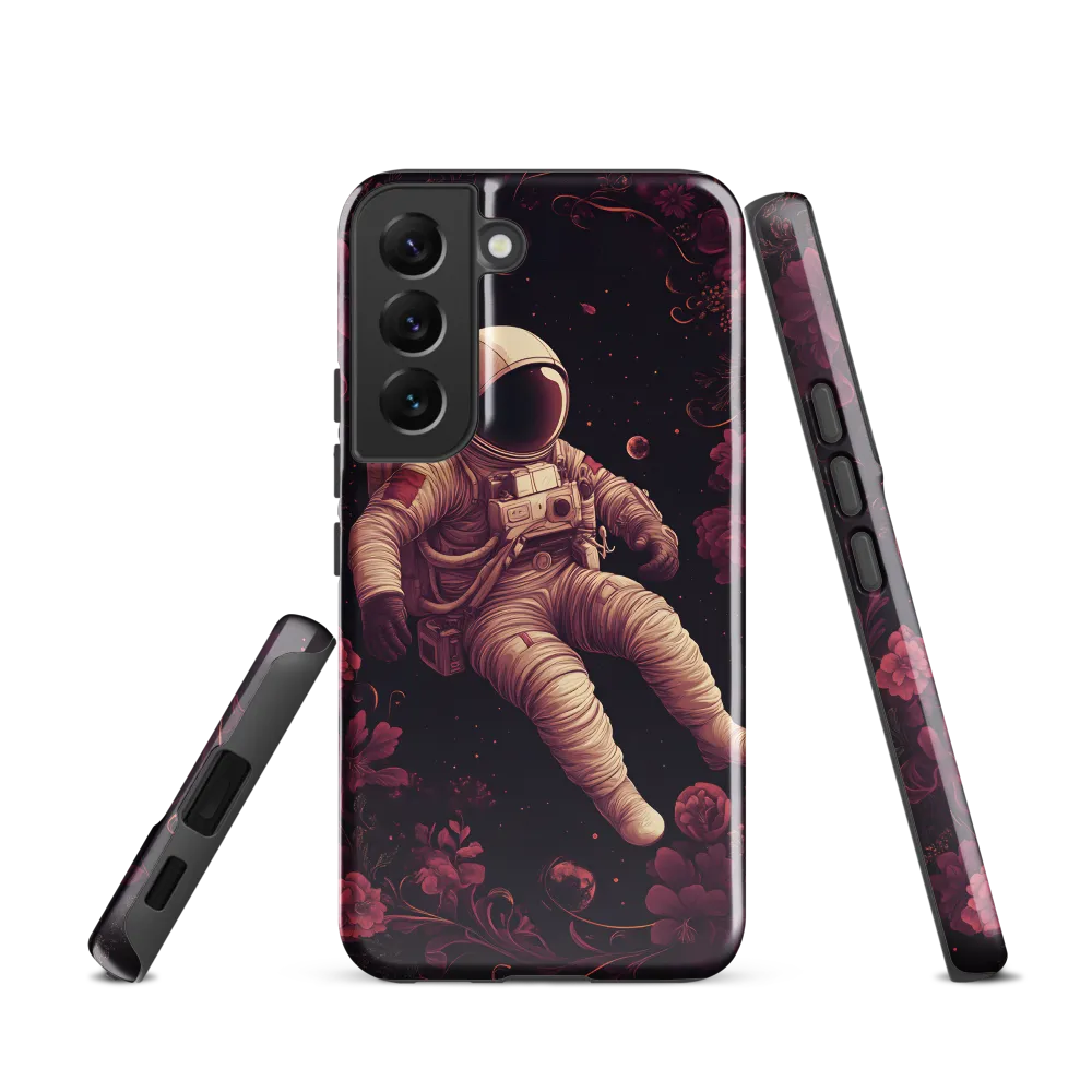 Cosmic Bloom: An Astronaut's Journey