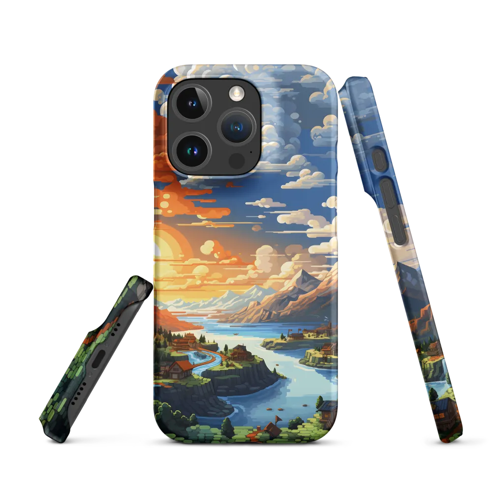 Tranquil Sunset Over Serene Landscape | Phone Case |  16 Pro | Snap Case | Matte