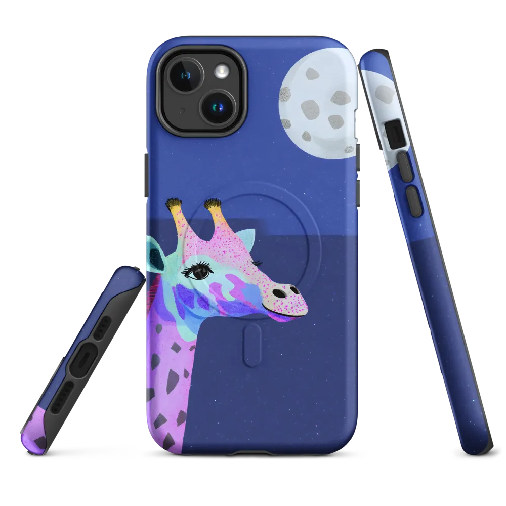 Whimsical Giraffe Under the Stars