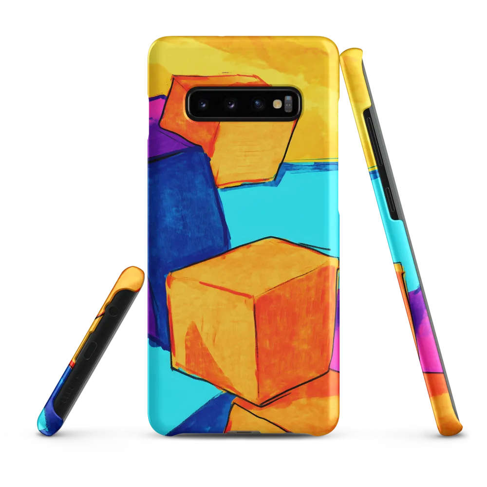 Playful Cubes in Vibrant Harmony