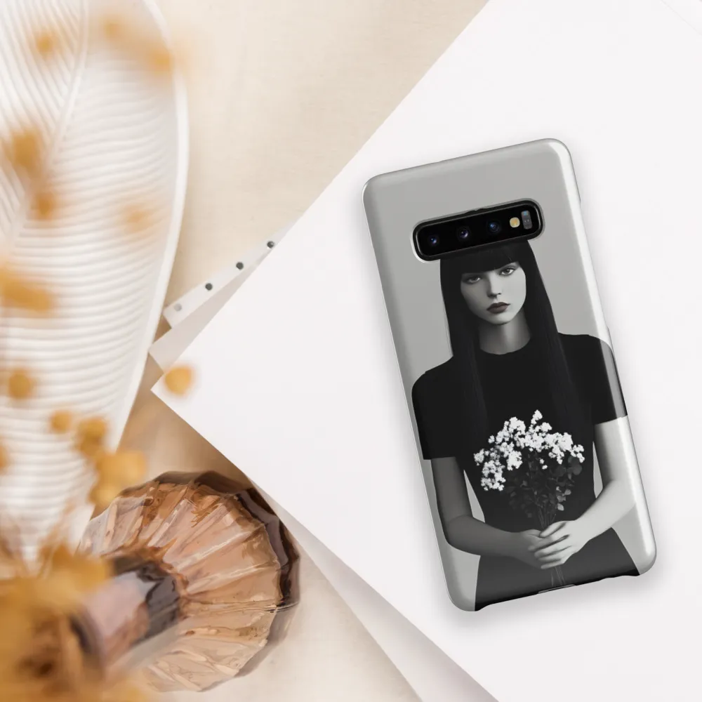 Monochrome Serenity | Phone Case |  S10 Plus | Snap Case | Glossy