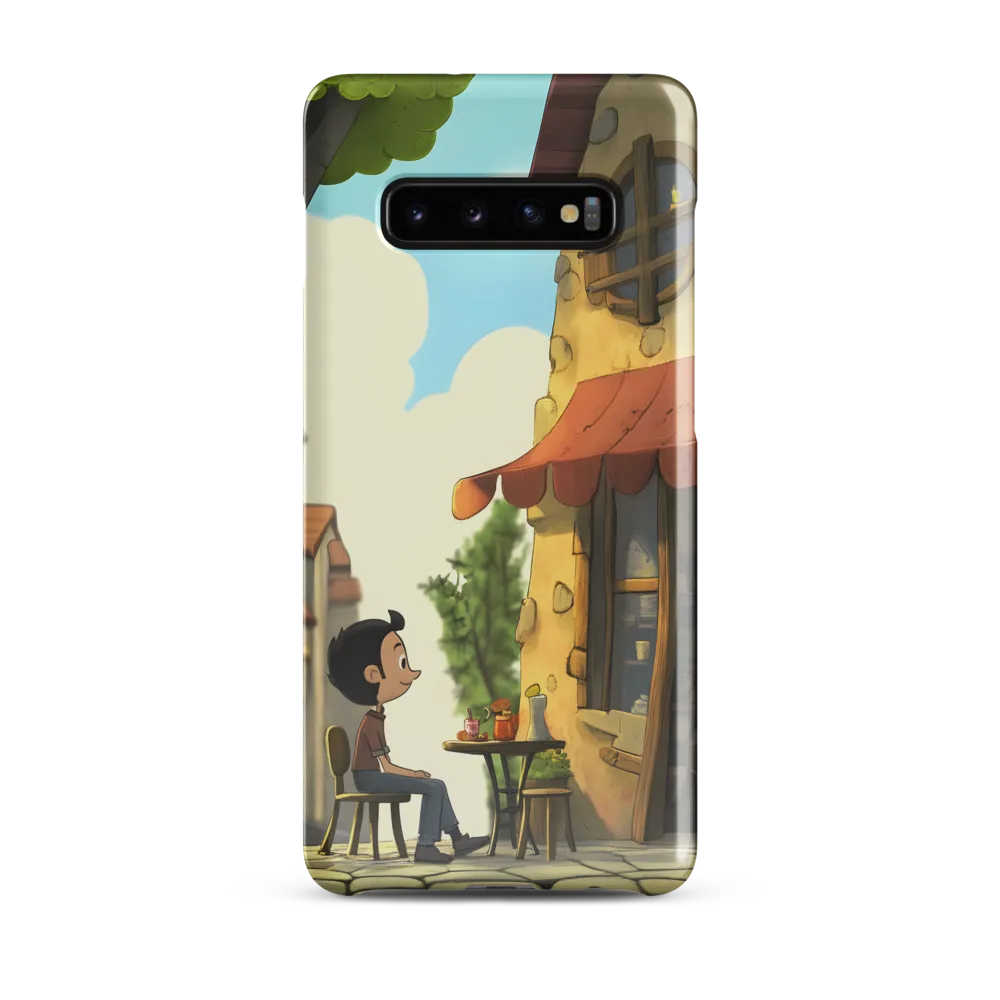 A Moment of Wonder at the Cafe | Phone Case |  S10 Plus | Snap Case | Glossy