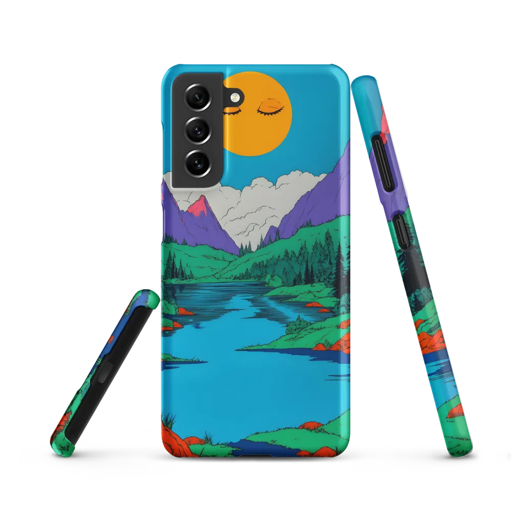 Whimsical Serenity in Vibrant Colors