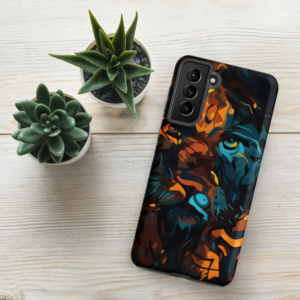 Tropical Enigma: A Wildlife Quartet | Phone Case |  S21 Plus | Tough Case | Matte