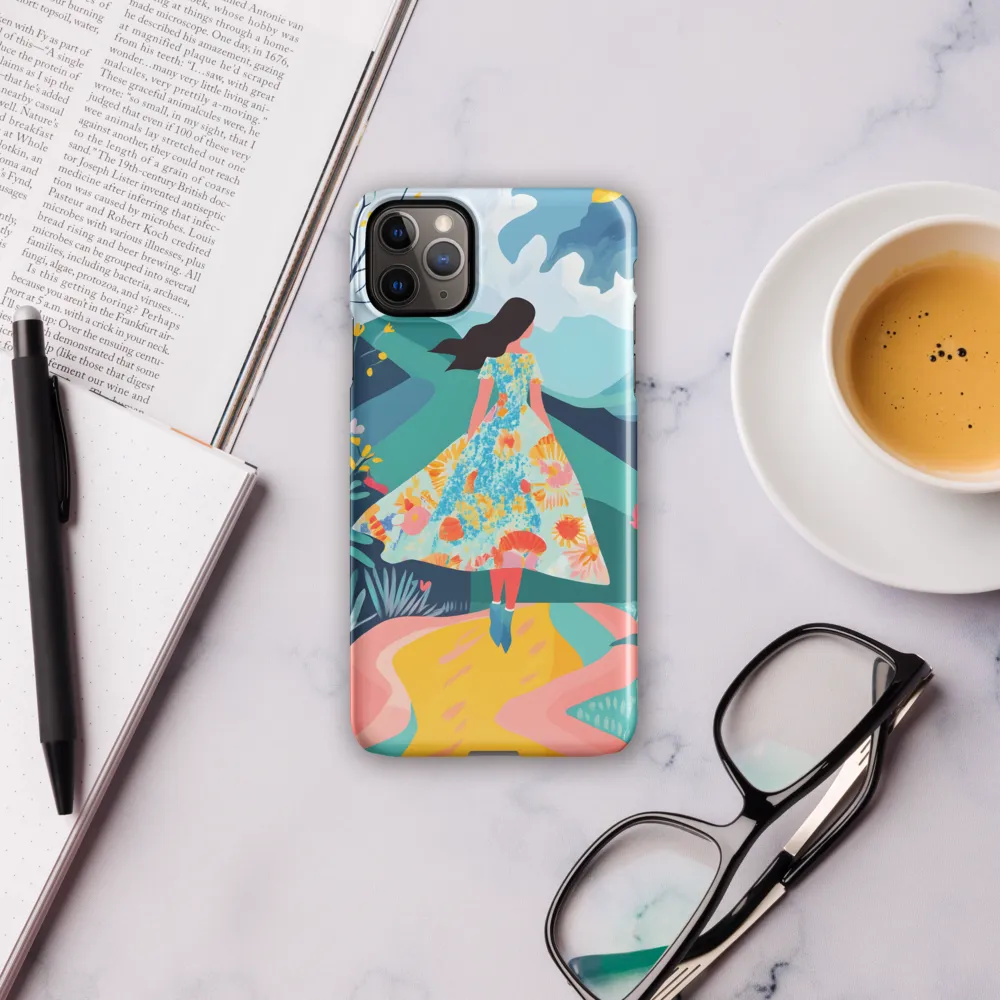 Walking into Colorful Serenity | Phone Case |  11 Pro Max | Snap Case | Glossy