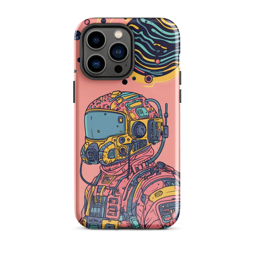 Exploration Beyond: A Digital Astronaut | Phone Case |  14 Pro Max | Tough Case | Glossy