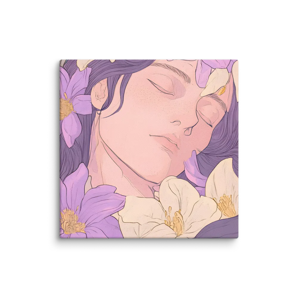 Harmony in Bloom | Canvas | 6″×6″