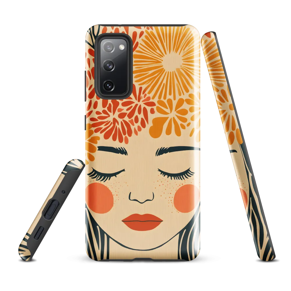 Serenity in Bloom | Phone Case |  S20 FE | Tough Case | Glossy