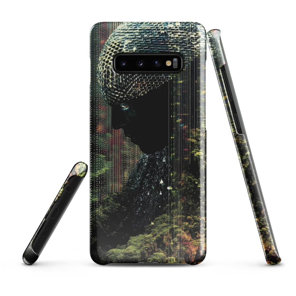 Digital Reverie: The Surreal Portrait of Nature | Phone Case |  S10 Plus | Snap Case | Glossy