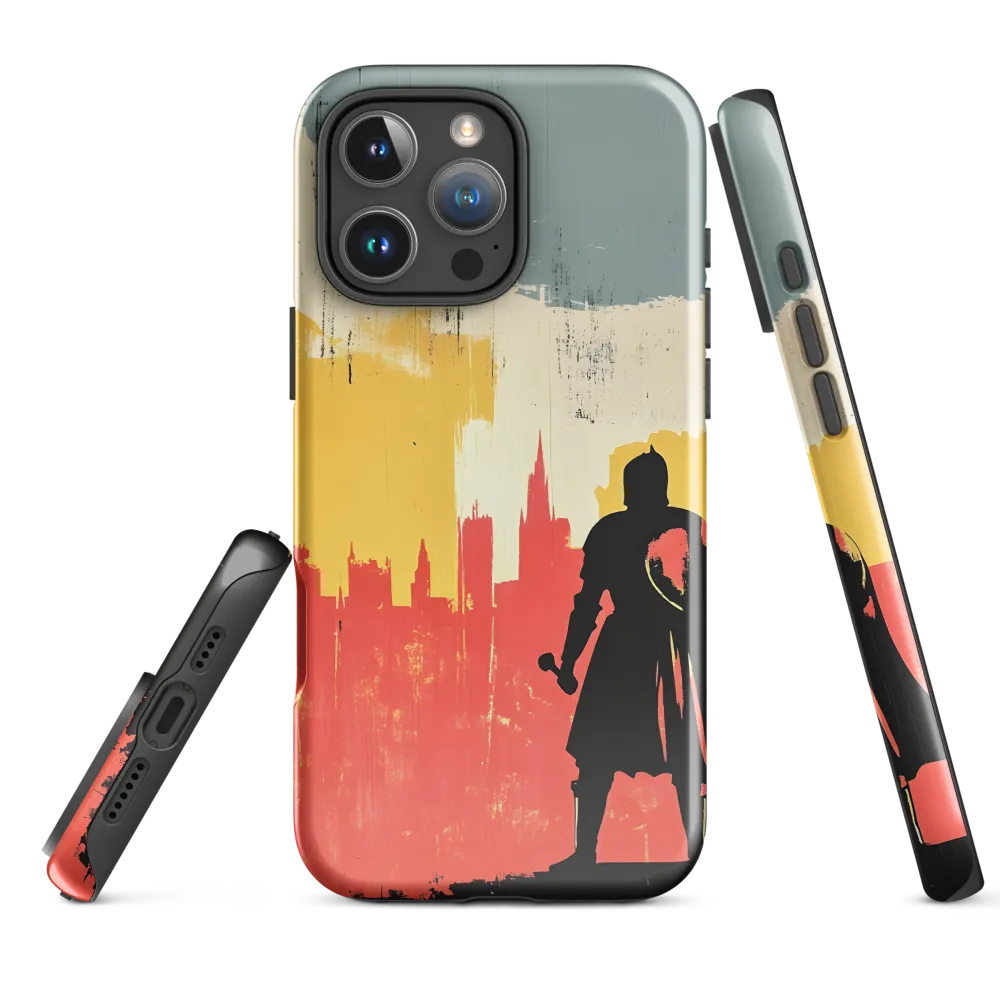 Hero in the Urban Dawn | Phone Case |  16 Pro Max | Tough Case | Glossy