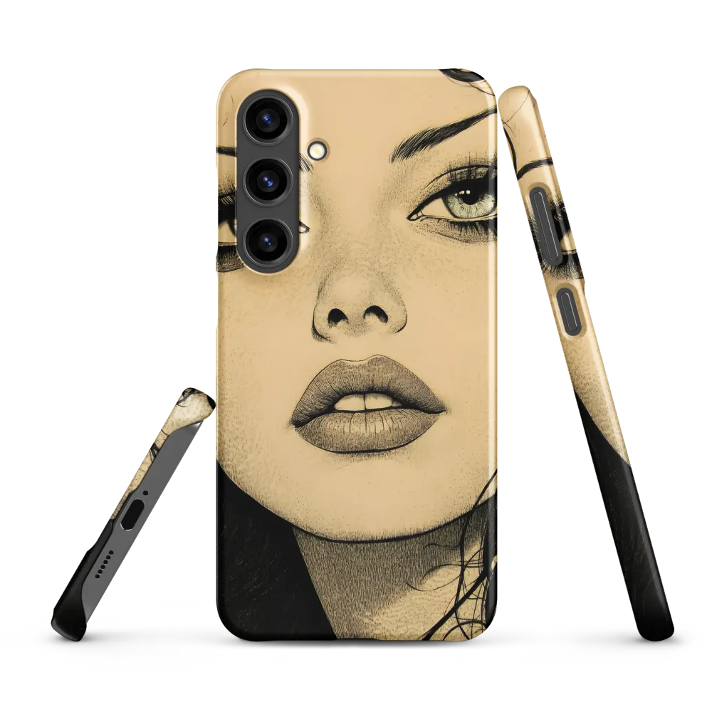 Enigmatic Gaze | Phone Case |  S24 Plus | Snap Case | Matte