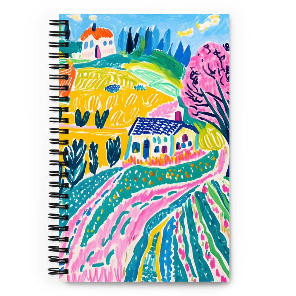 Vibrant Countryside Dreams | Spiral Notebook