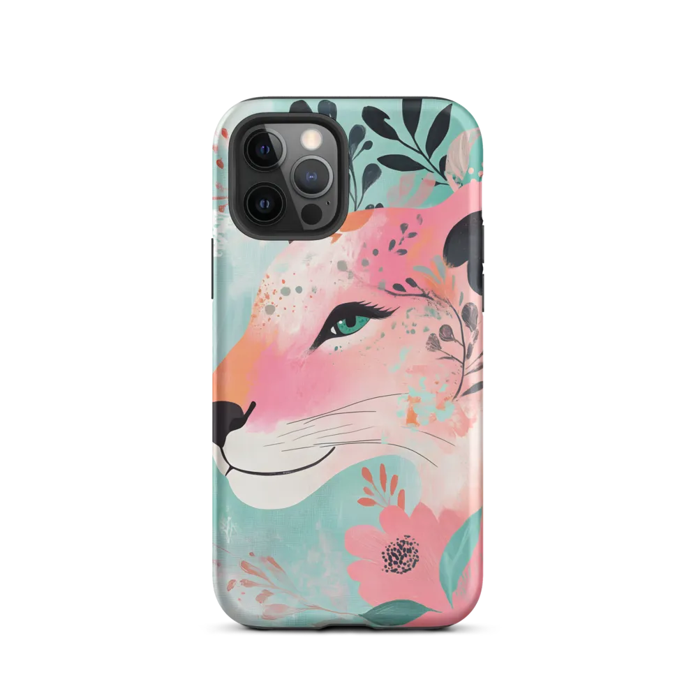 Whimsical Majesty: A Floral Lion