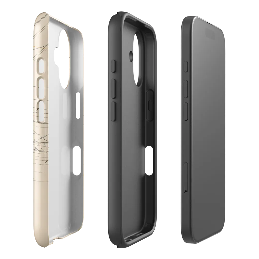 Abstract Profile: A Minimalist Exploration | Phone Case |  16 | Tough Case | Glossy