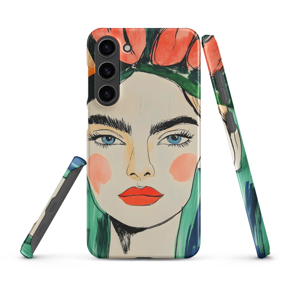 Radiant Bloom: A Serene Portrait