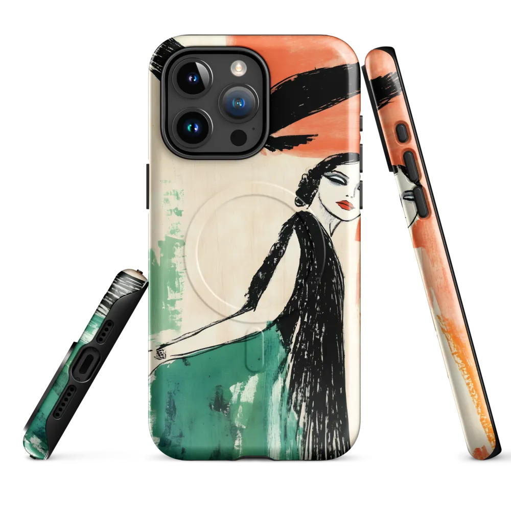 Elegance in Flight | Phone Case |  15 Pro Max | MagSafe® Tough Case | Glossy