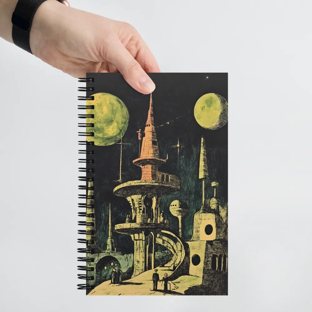 Futuristic Reverie | Spiral Notebook