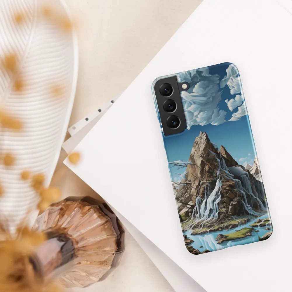 Majestic Cascade: A Mountain Masterpiece