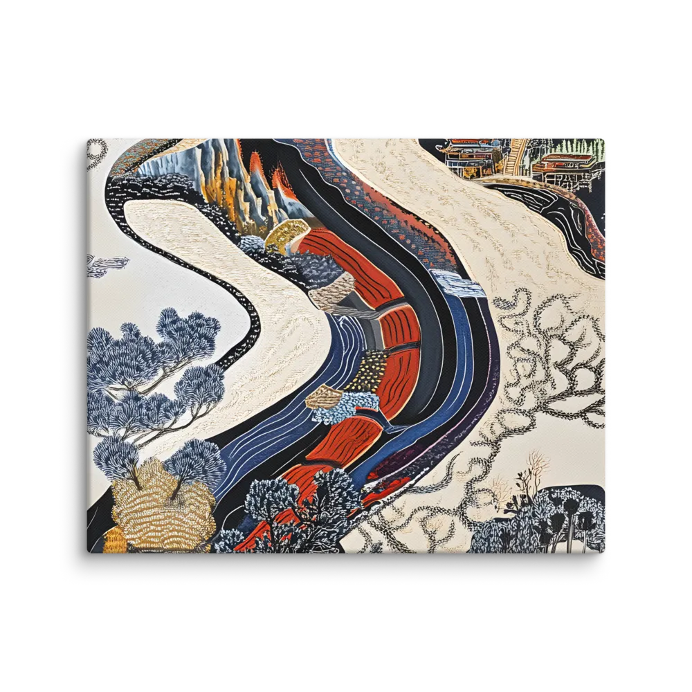 Flow of Tranquility | Canvas | 8″×10″