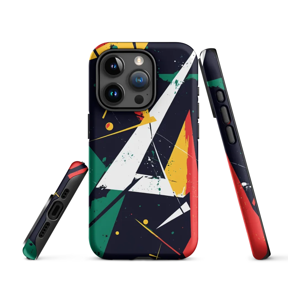 Dynamic Geometries | Phone Case |  15 Pro | Tough Case | Matte