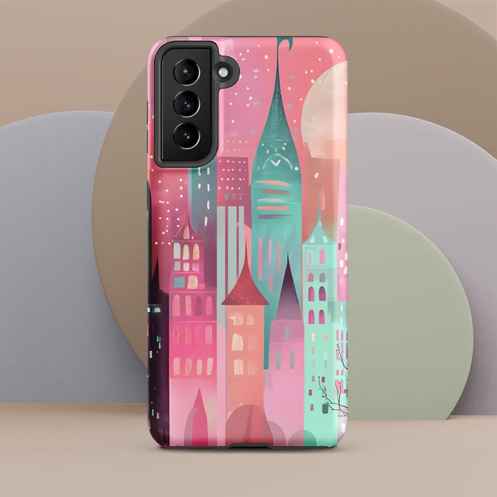 Whimsical City at Dusk