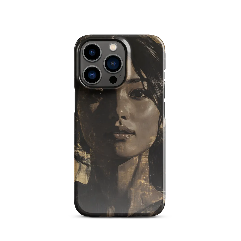 Golden Gaze: A Contemporary Portrait
