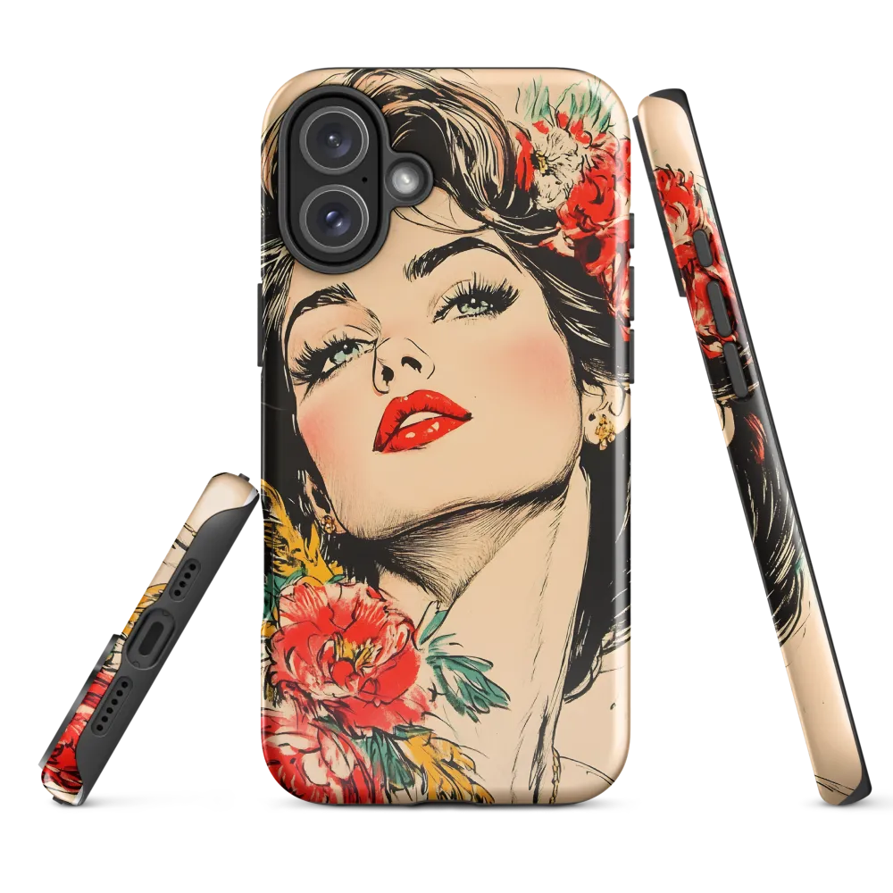 Radiance in Red: A Portrait of Elegance
