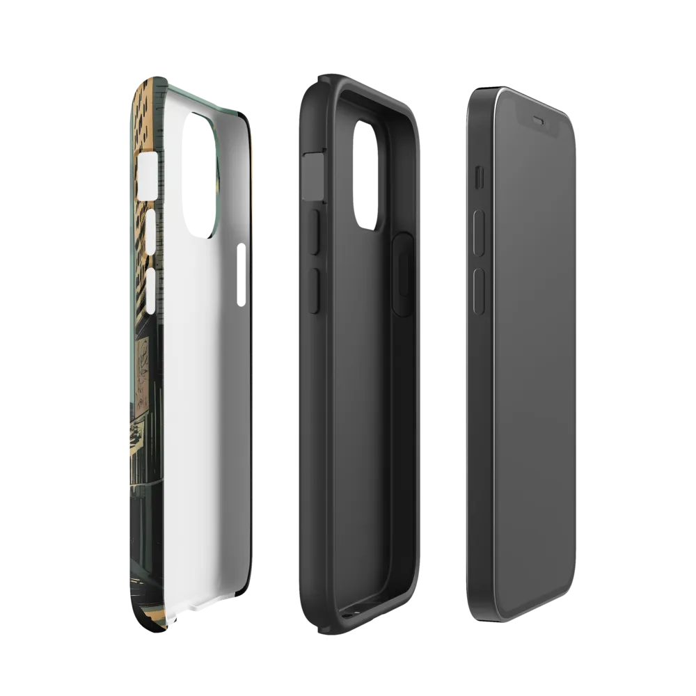 Shadows of Intrigue | Phone Case |  12 mini | Tough Case | Matte
