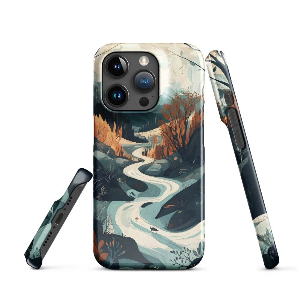Winding Serenity: A Digital Landscape