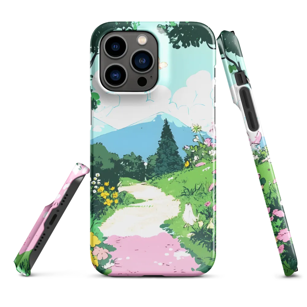 A Serene Journey Through Nature | Phone Case |  14 Pro Max | Snap Case | Glossy