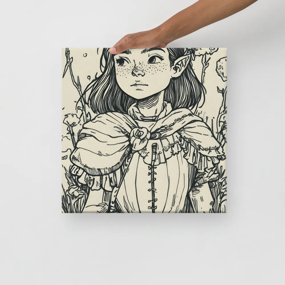 A Young Guardian of Nature | Canvas | 16″×16″
