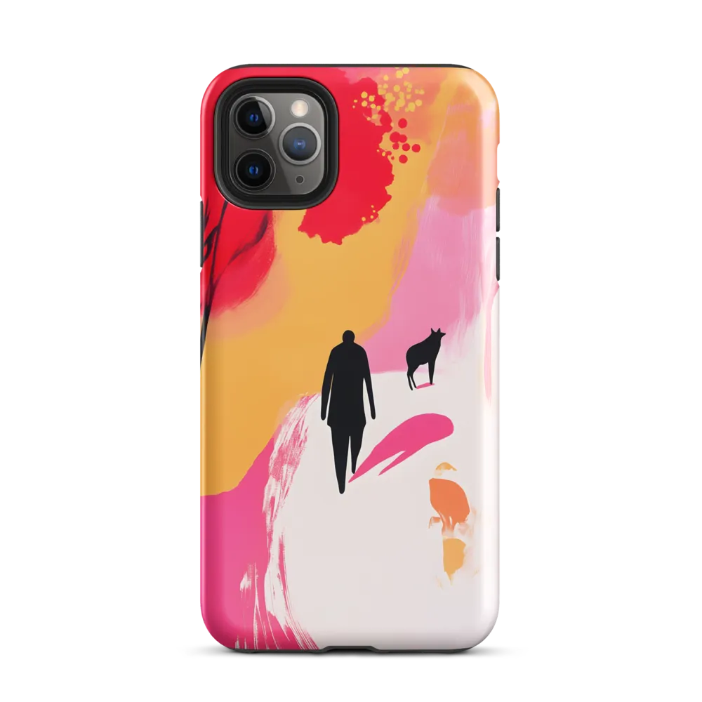 Journey Through Color: An Abstract Landscape | Phone Case |  11 Pro Max | Tough Case | Glossy