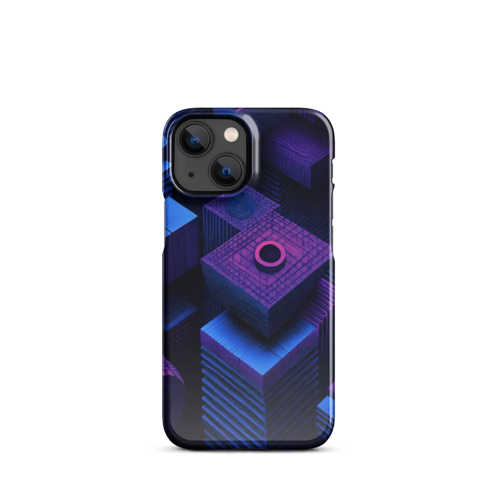 Geometric Dreams in Blue and Purple