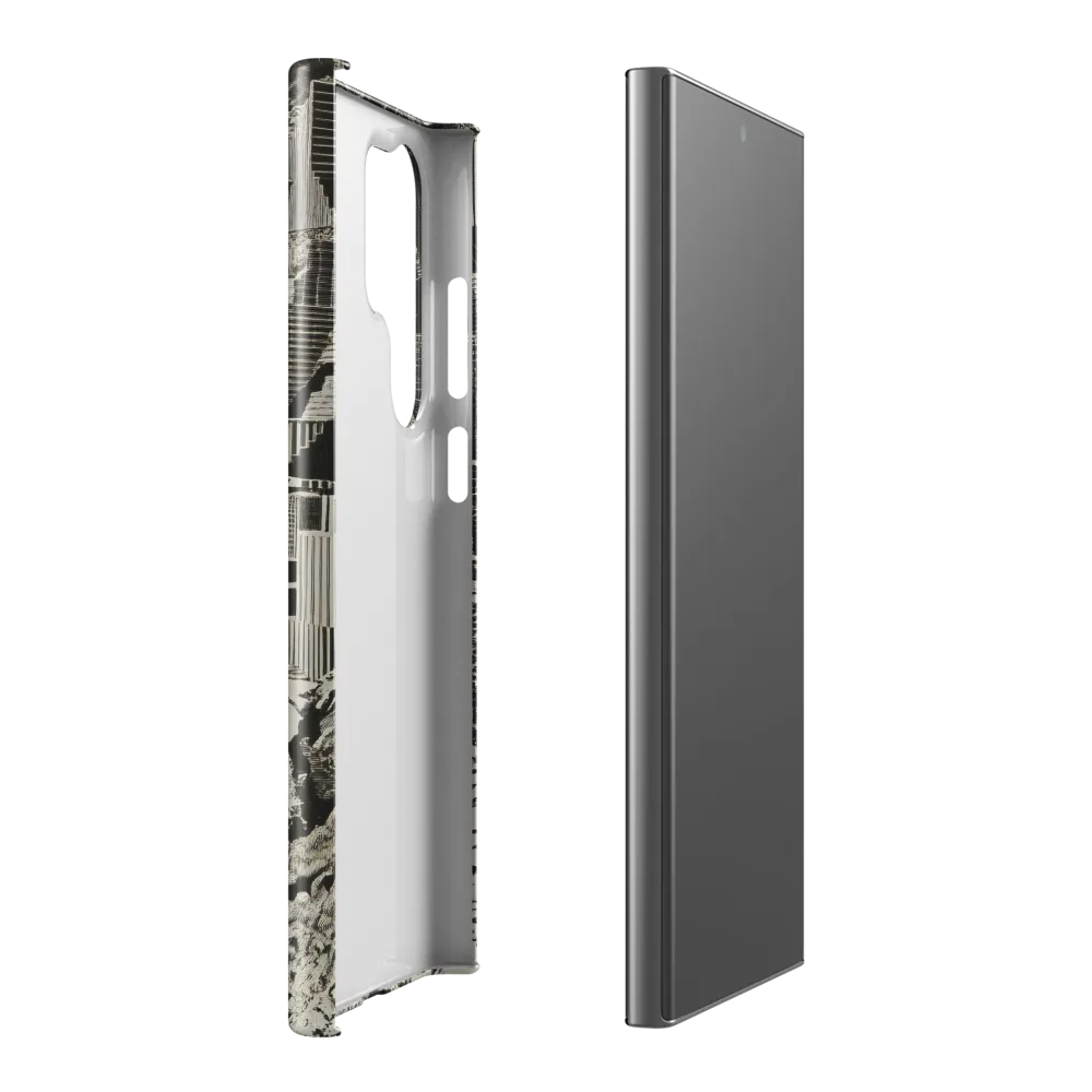 Contemplation in an Abstract Landscape | Phone Case |  S23 Ultra | Snap Case | Glossy