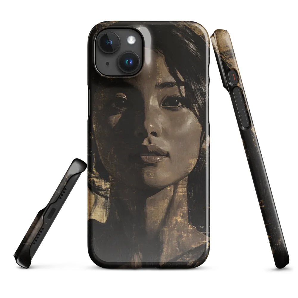 Golden Gaze: A Contemporary Portrait