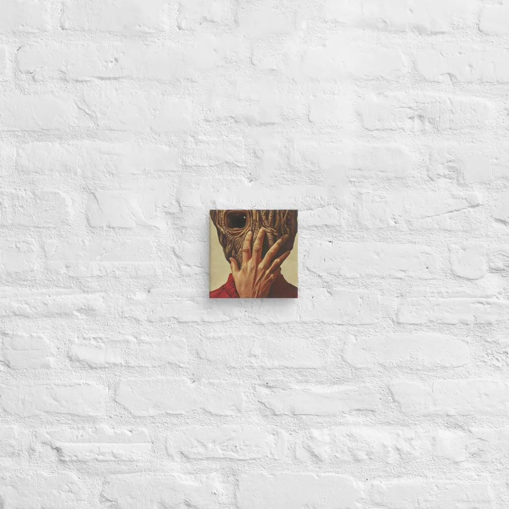 The Mask of Roots | Canvas | 6″×6″