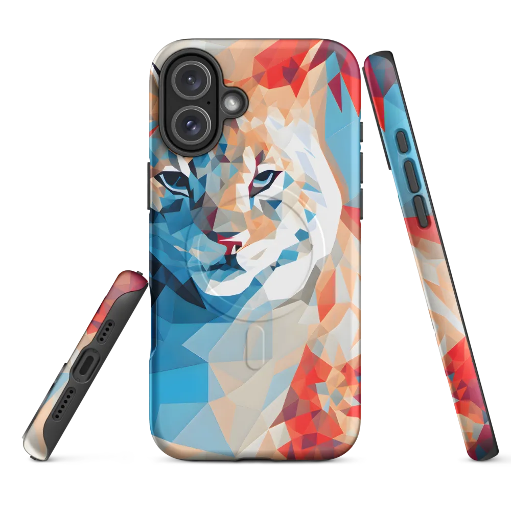 Facets of Feline Wonder | Phone Case |  16 Plus | MagSafe® Tough Case | Matte