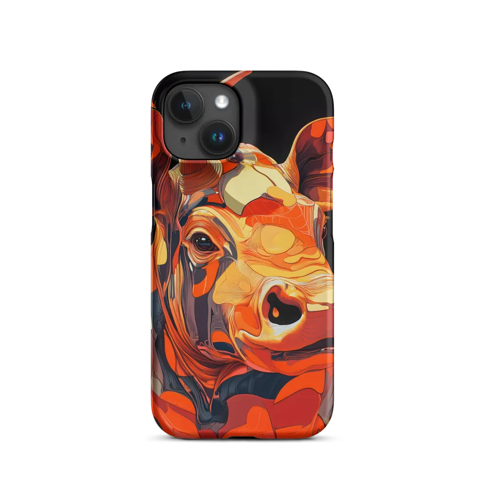 Modern Serenade: The Vibrant Cow