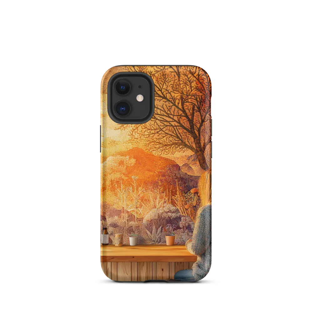 Whispers of a Golden Sunset | Phone Case |  12 mini | Tough Case | Matte