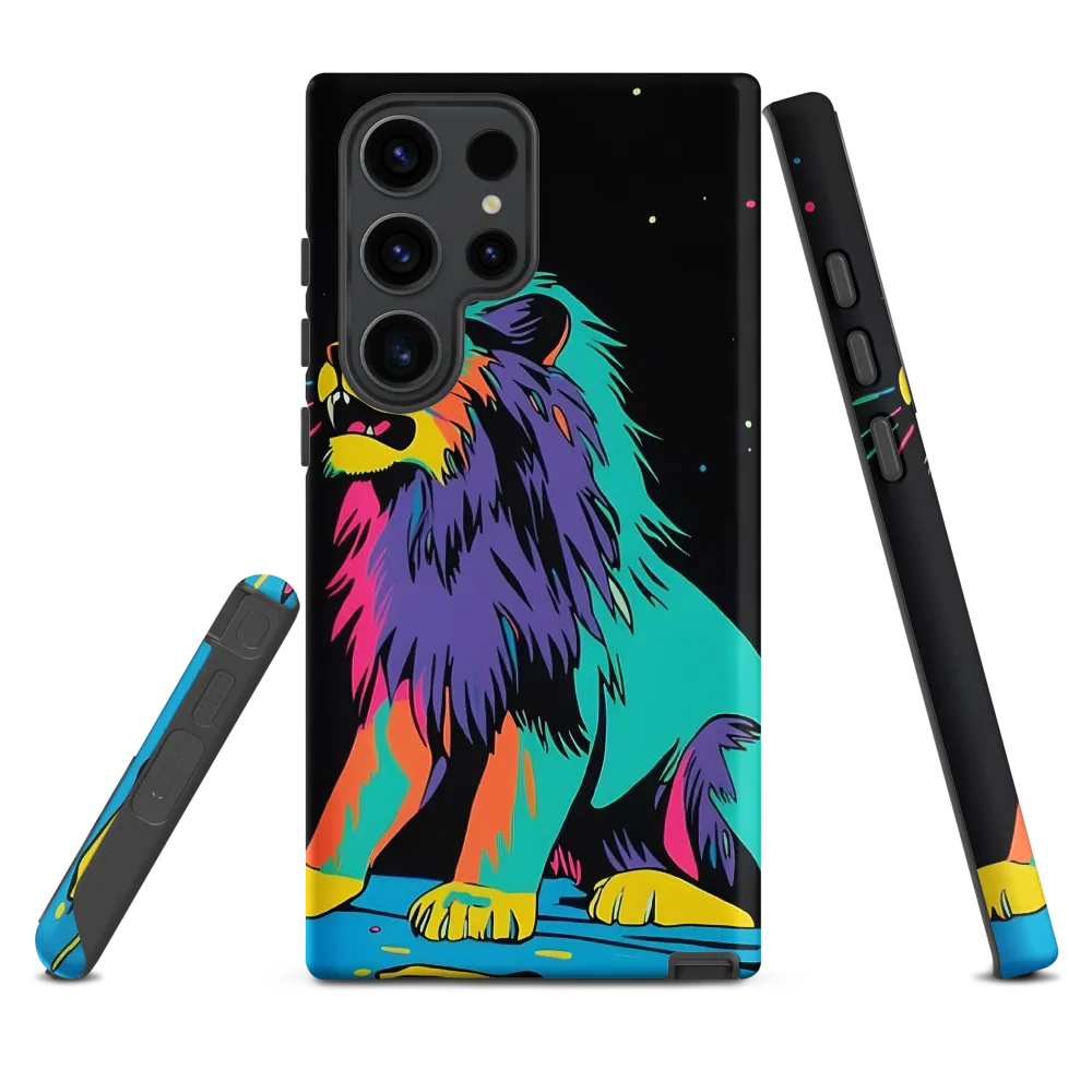 Roaring Colors: The Neon Lion