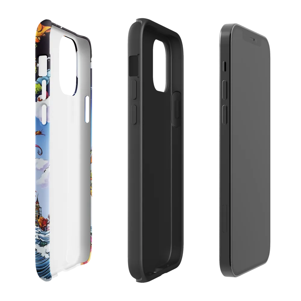 Voyage of Whimsy: A Surreal Sailor's Dream | Phone Case |  12 Pro | Tough Case | Glossy