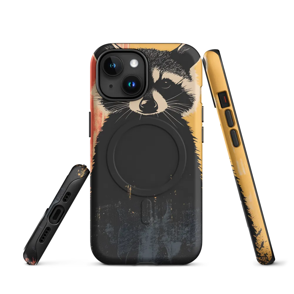 Whimsical Raccoon Portrait