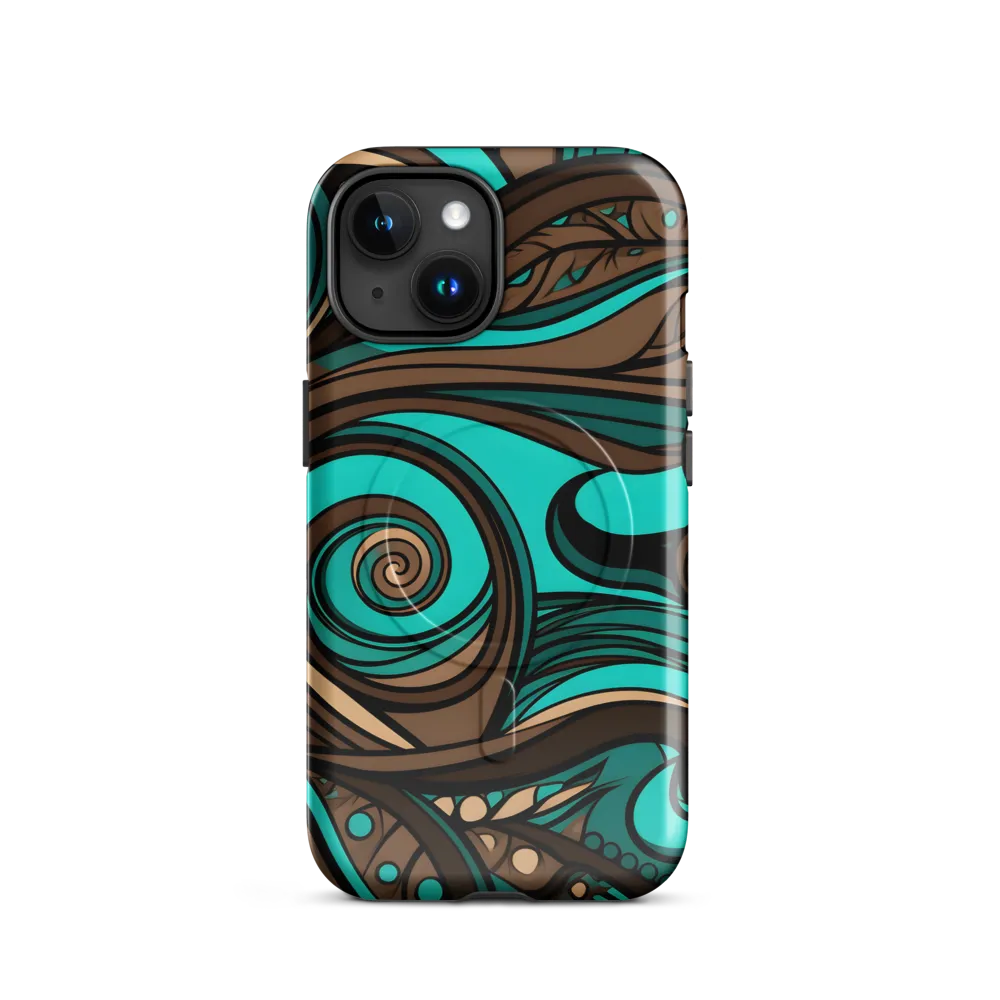 Fluctuating Currents | Phone Case |  15 | MagSafe® Tough Case | Glossy